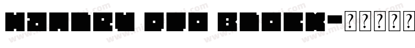 Hanley Pro Block字体转换